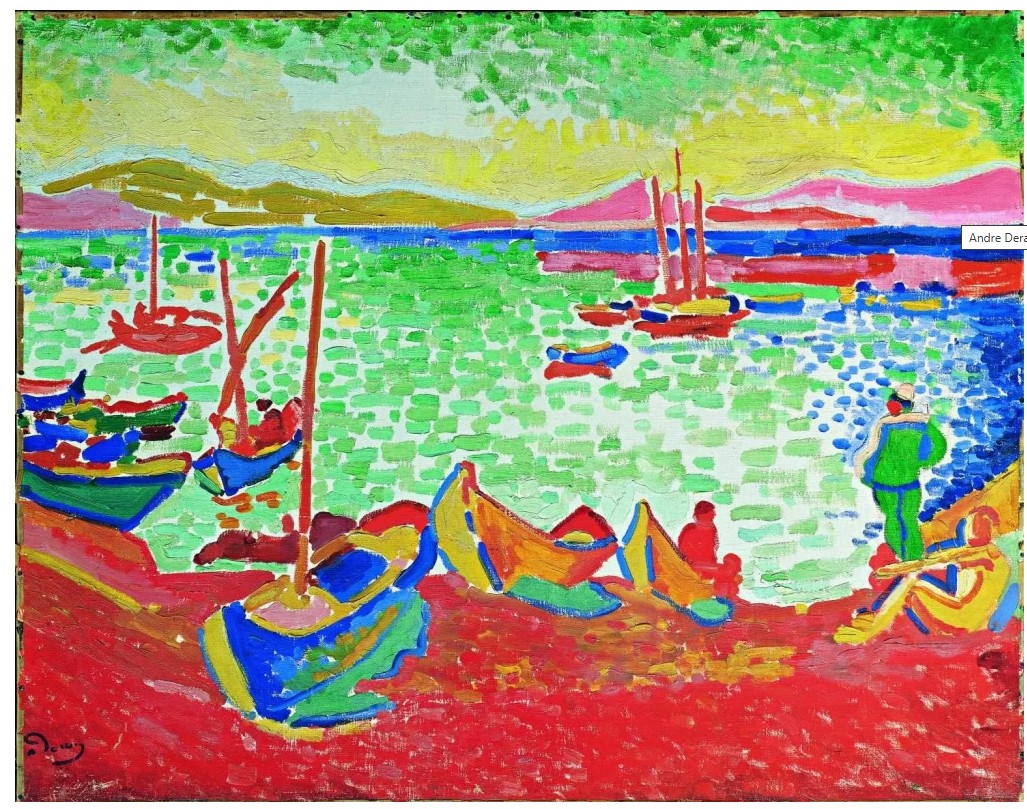 Bâteaux dans le Port de Collioure, Andre Derain, 1905